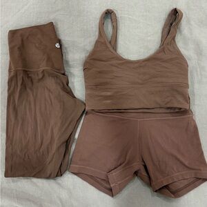Brown lululemon Set